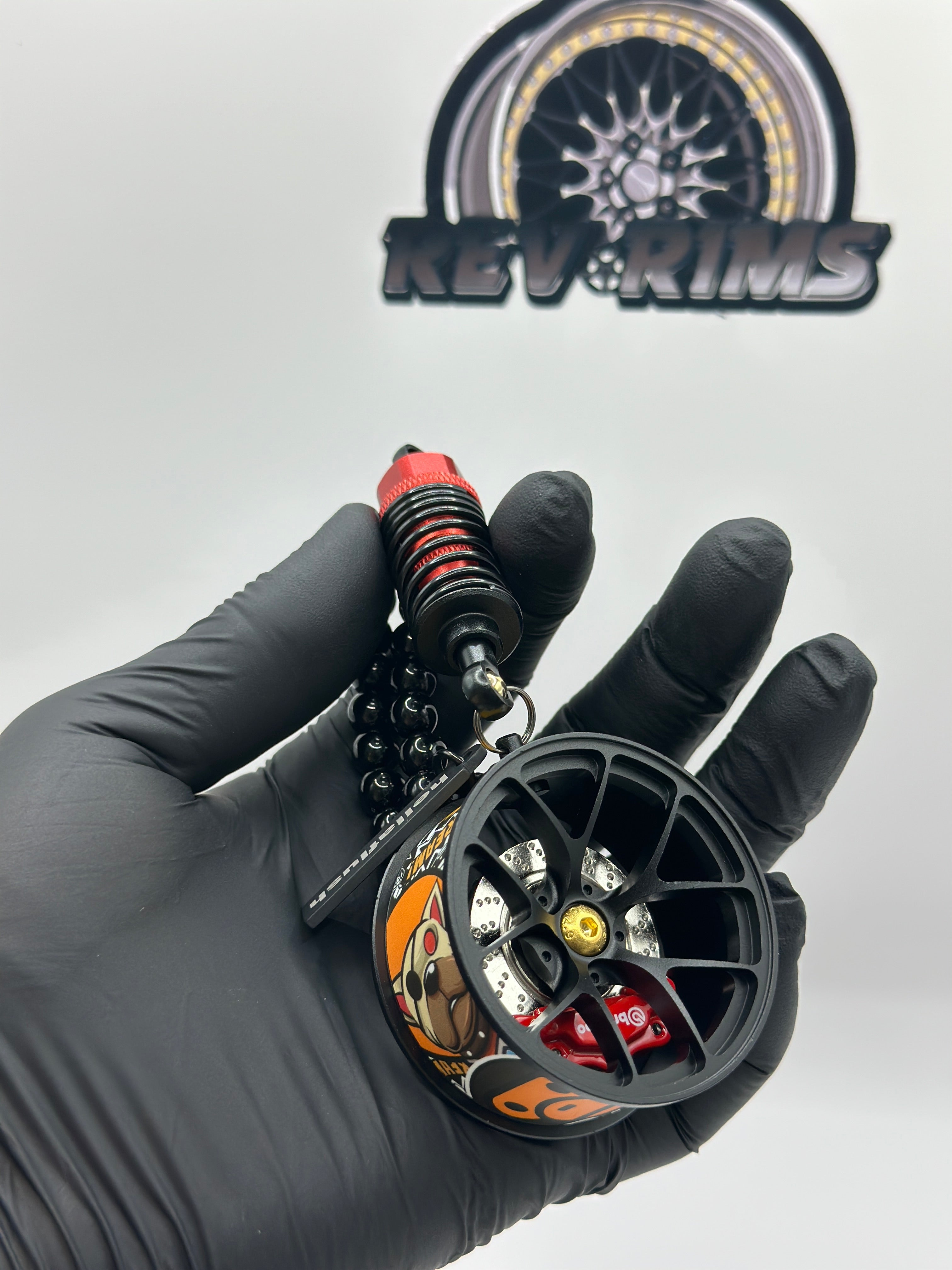 Brembo Rim Key Ring Matt Black 012.9