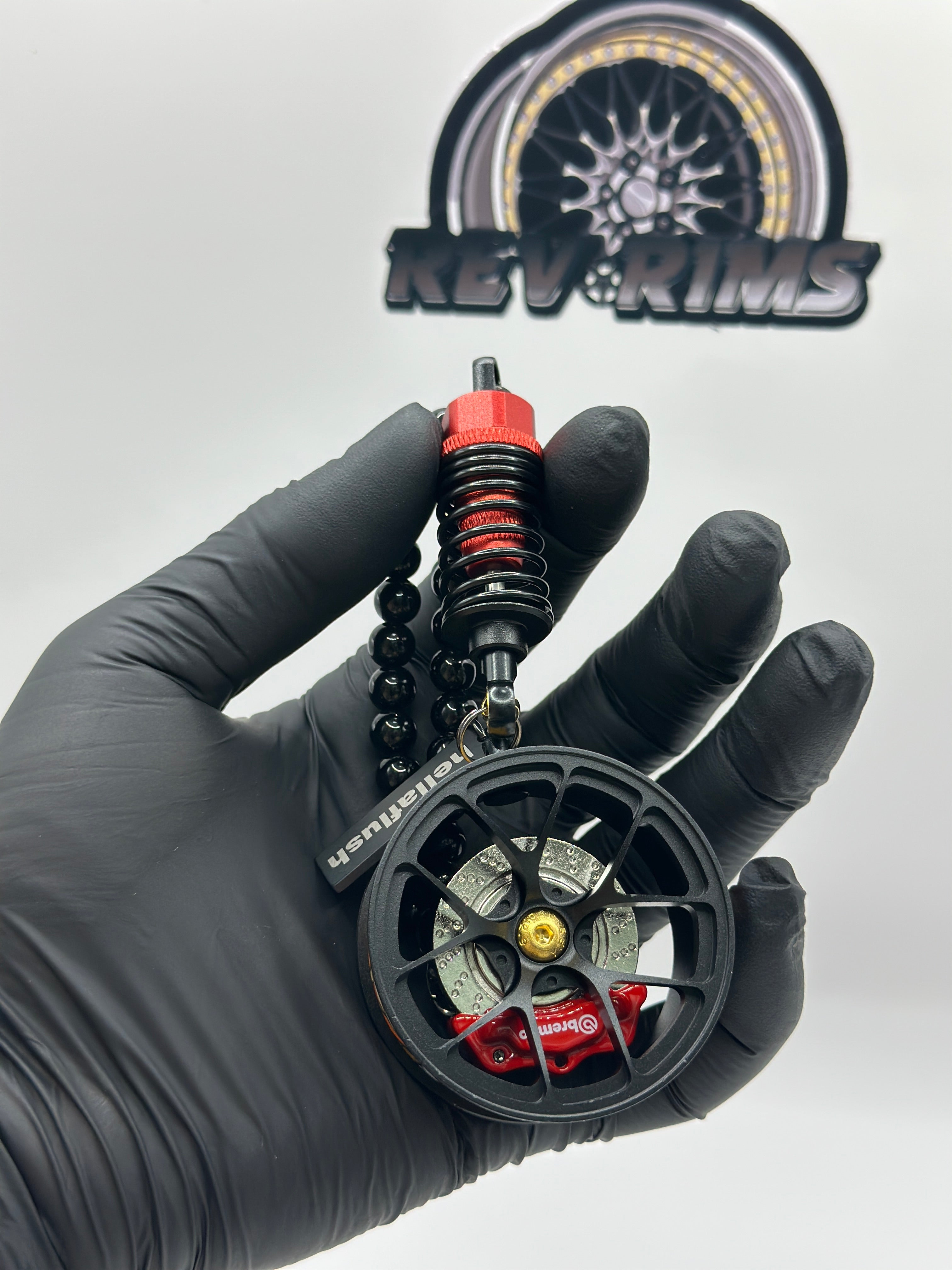 Brembo Rim Key Ring Matt Black 012.9