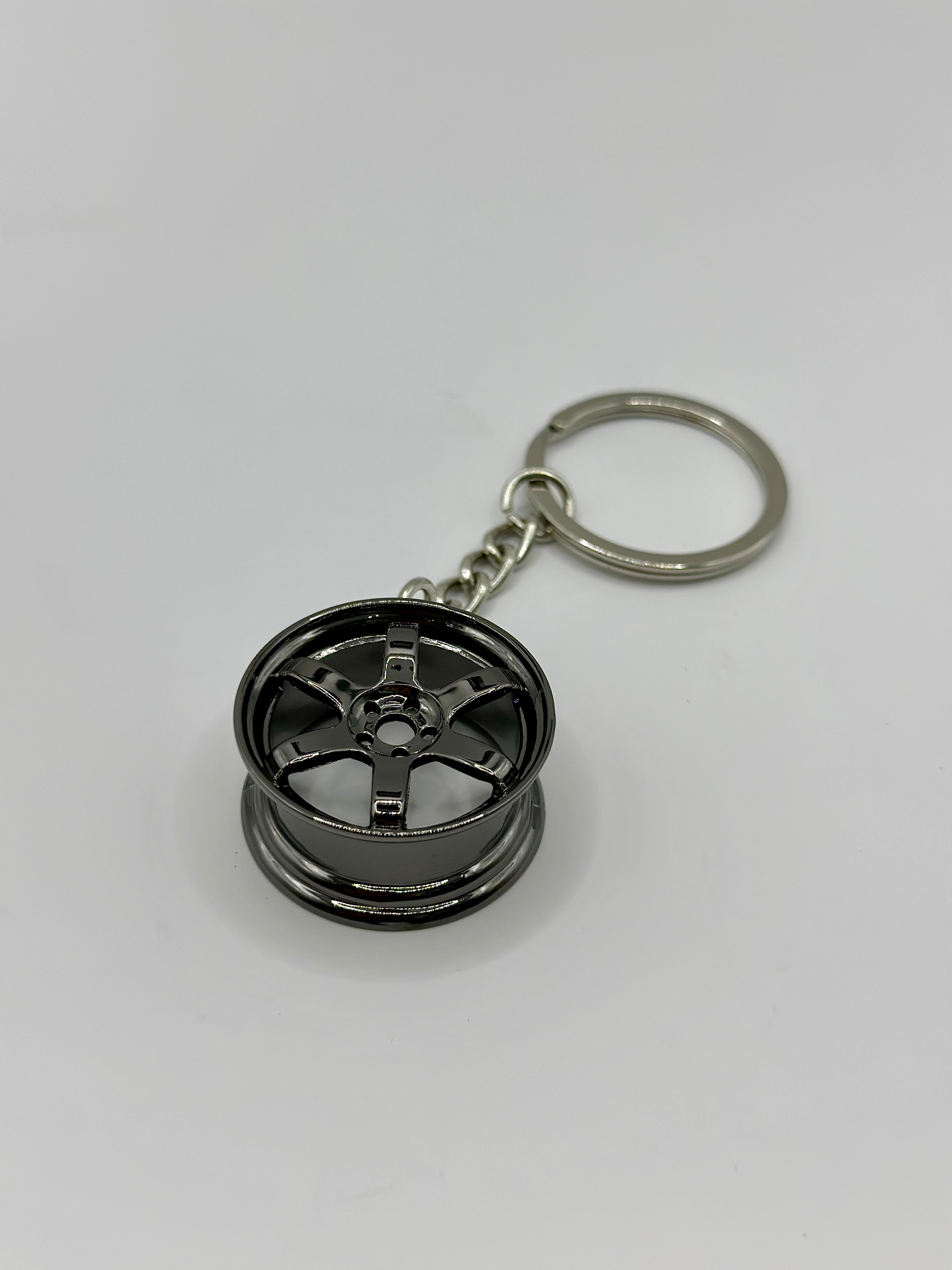 Wheel Key Ring Glossy Matt