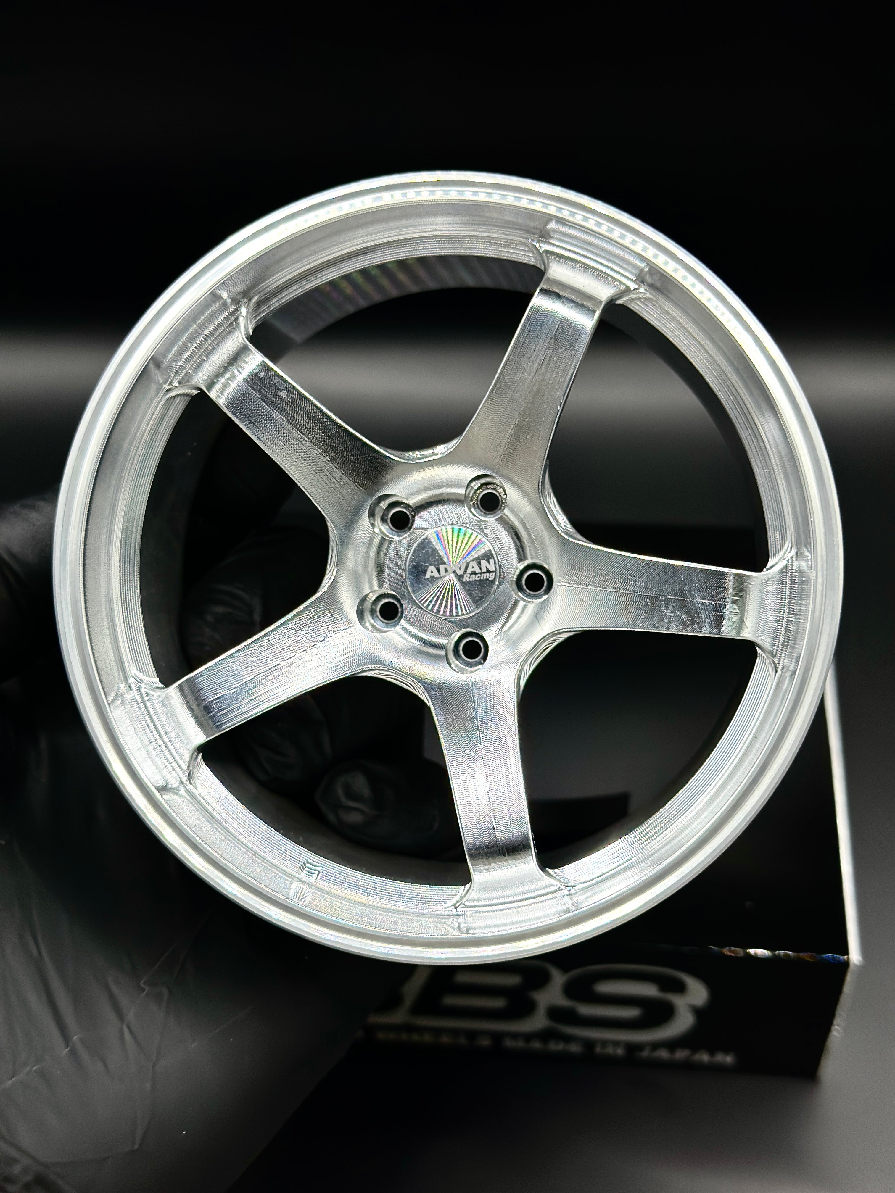 ADVAN- RACING Silver Rim